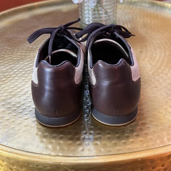 Authentic Vintage Louis Vuitton Leather Printed Sneakers - Picture 4 of 10